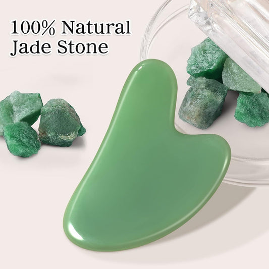 Gua Sha Jade Stone Facial Tool