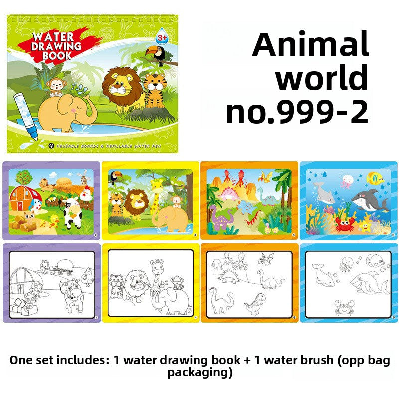 Children's Reusable Water Coloring Book