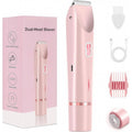 Waterproof Rechargeable Dual Head Electric Shaver