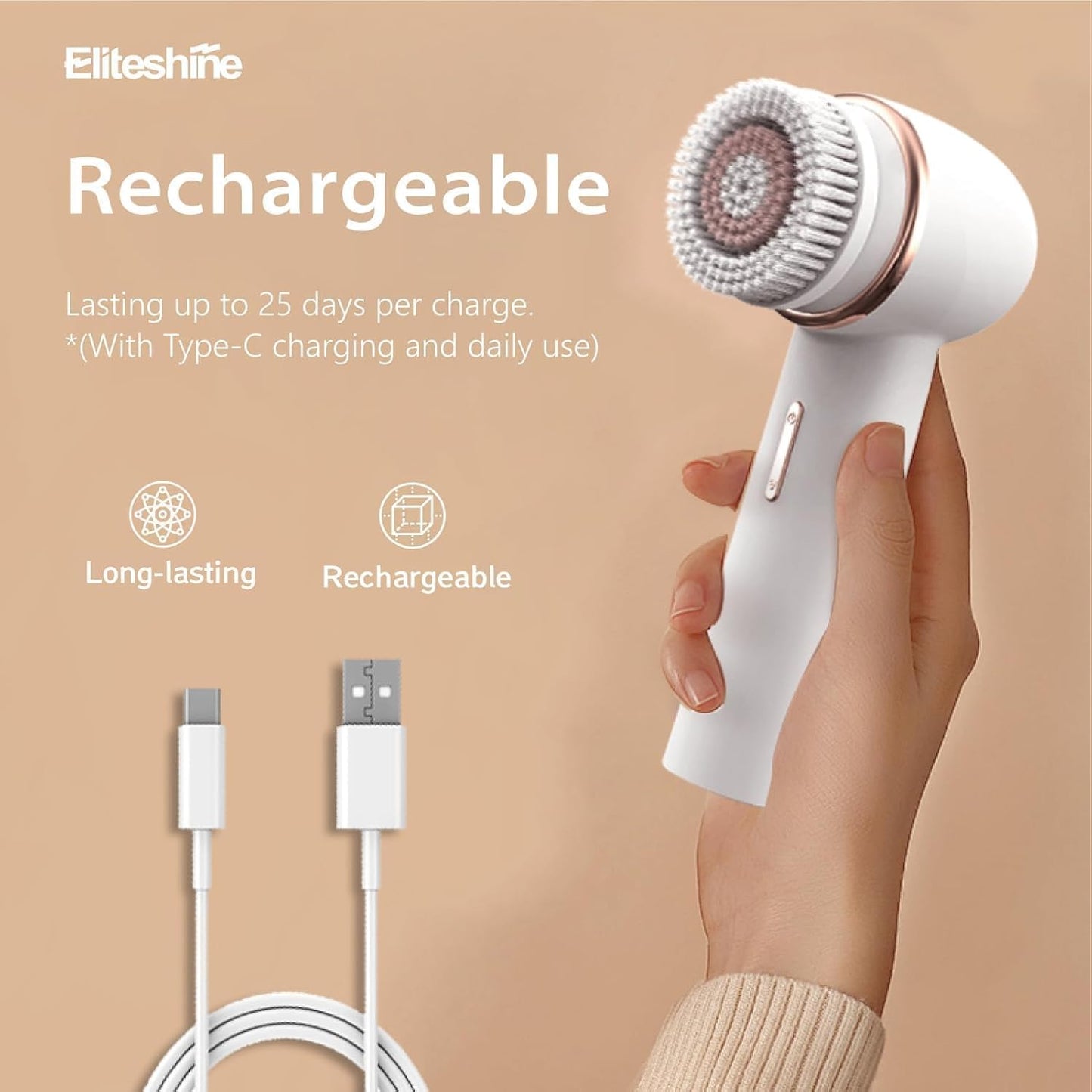 Electric Facial Cleansing Brush