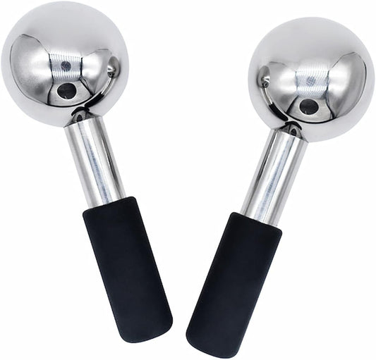 Stainless Steel Ice Globes for Face and Eyes