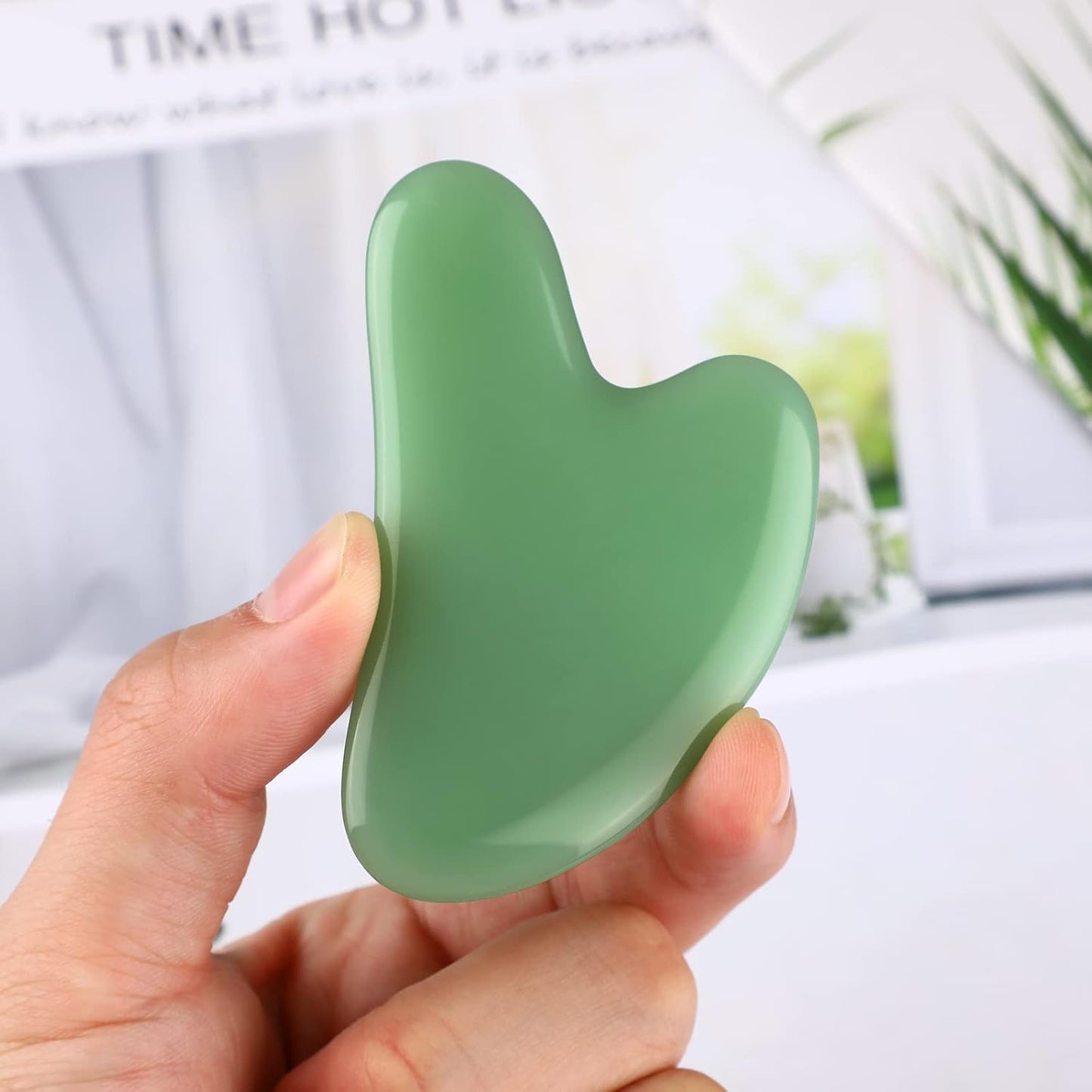 Gua Sha Jade Stone Facial Tool