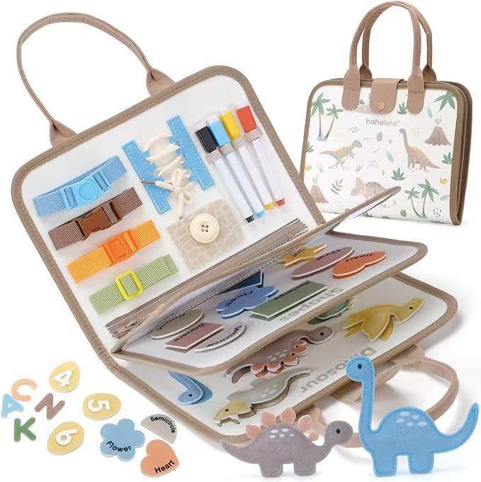 Children's Learning Felt Busy Board – Montessori Activity Board